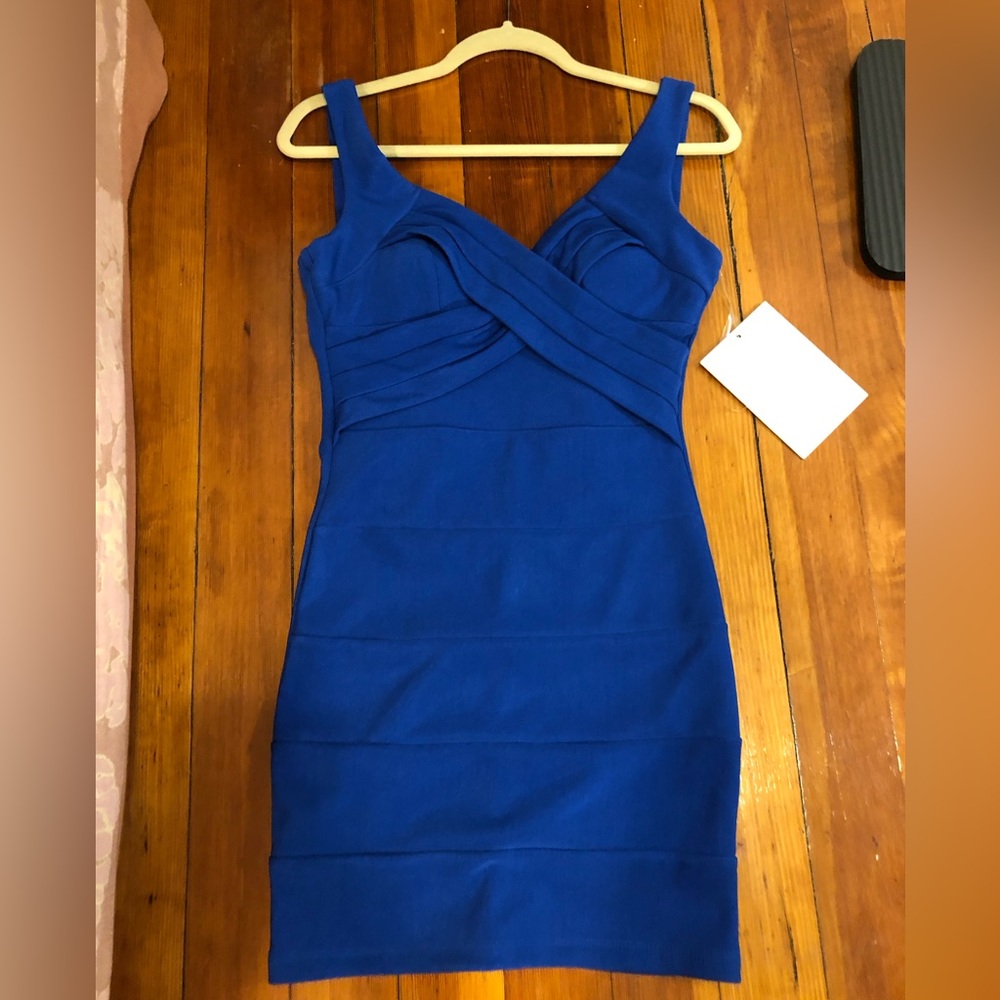 Royal Blue Bodycon Bandage Dress NWT
